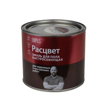 Эмаль Эмпилс Расцвет для полов желто-коричневая 1,9 кг глянцевая
